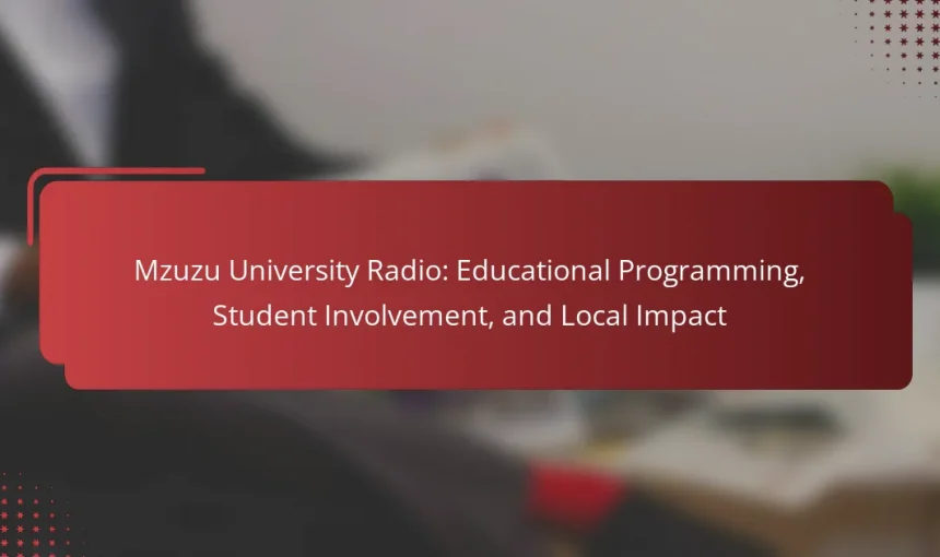 Mzuzu University Radio: Educational Programming, Student Involvement, and Local Impact