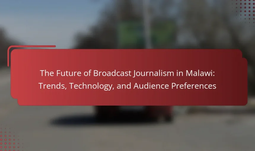 The Future of Broadcast Journalism in Malawi: Trends, Technology, and Audience Preferences
