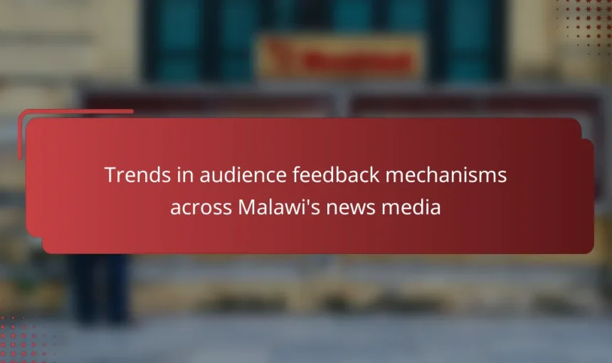 Trends in audience feedback mechanisms across Malawi’s news media